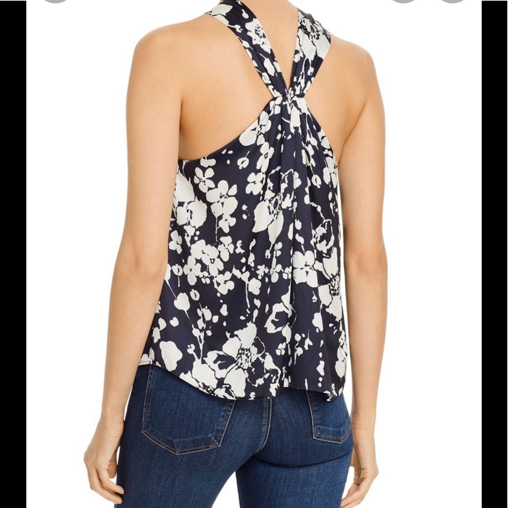 Joie Blue Ertha Halter Neck Blouse Top Sz S View 6